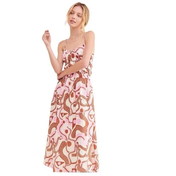 ASTR the Label Suzy Midi Dress Women’s Large NWT - Picture 1 of 9